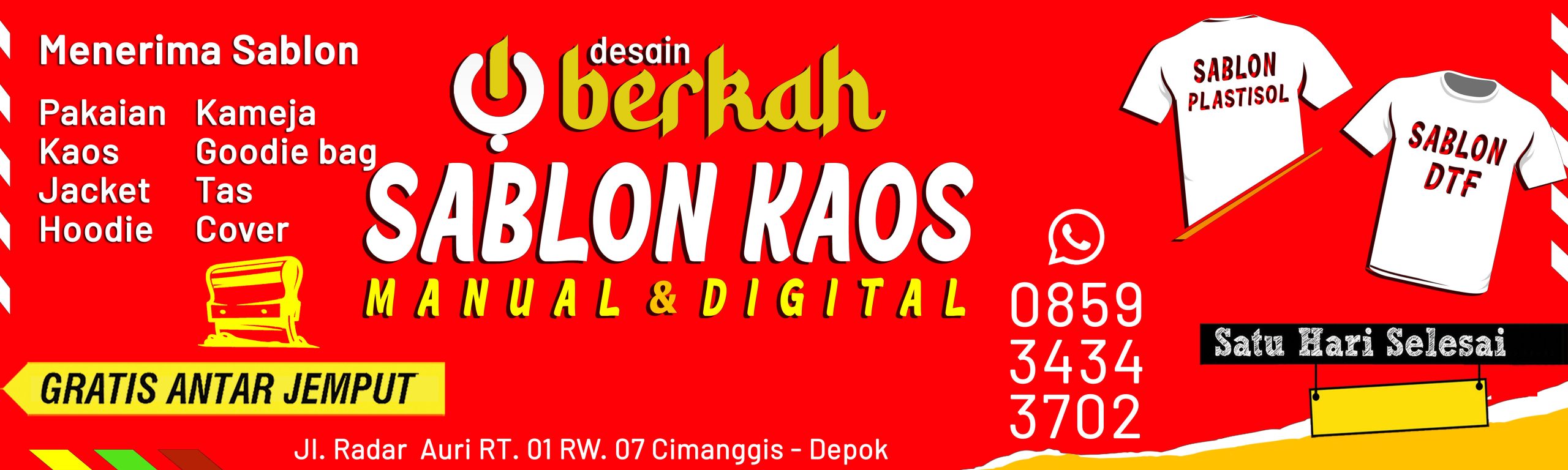 jasa sablon kaos